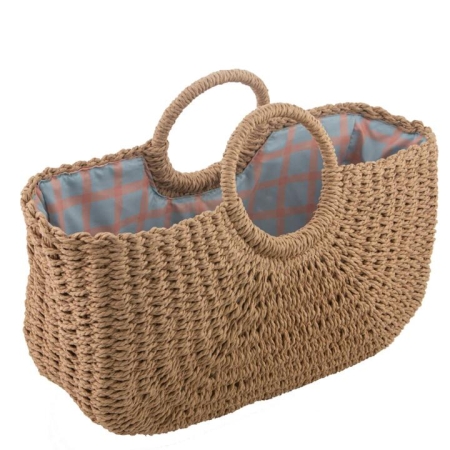 Ladelle Capri Check Market Basket