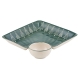 Ladelle Christmas Evergreen Chip & Dip Plate