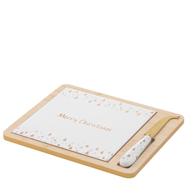 Ladelle Noelle Platter & Cheese Knife Set