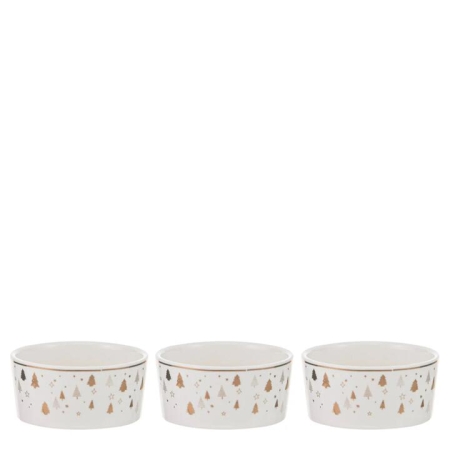 Ladelle Noelle 3 Piece Bowl Set