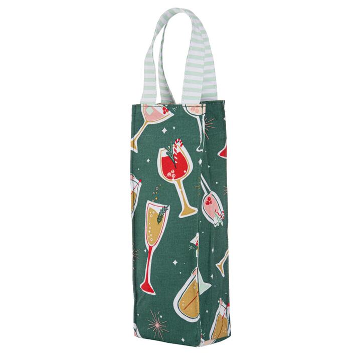 Ladelle Lets Get Merry Single Wine Bag