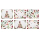 Ashdene Twinkling Blooms Set Of 6 Placemats