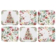 Ashdene Twinkling Blooms Set Of 6 Coasters
