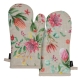Ashdene Twinkling Blooms Set Of 2 Oven Mitts