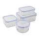 Glasslock 4 Piece Tempered Glass Container Set