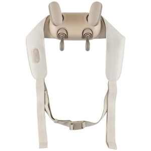 CostwayNeck Shoulder Massager 4D Deep Tissue Kneading Shiatsu Massage Machine-Beige