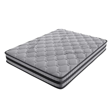 Double Size Spring Mattress | Medium Firm 5-Zone Pocket Coil - Grey (22cm)
