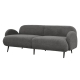 3-Seater Cloud Sofa - Sherpa Fleece Upholstery - Beige