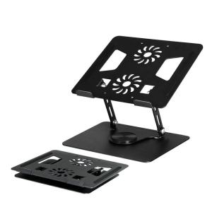 Adjustable Laptop Stand With 360° Rotation - Foldable