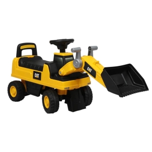 Kids Ride-On Bulldozer - CAT Licensed Excavator Toy With Storage Seat (12-36 Months)