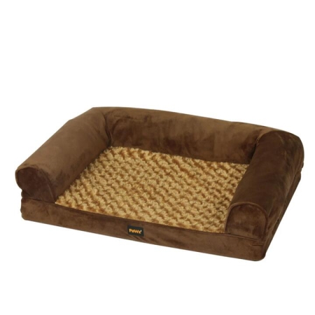 Extra Large Pet Sofa Bed | Washable Cover - Brown