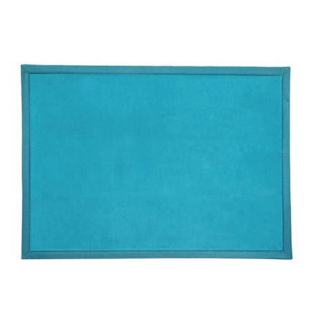 Coral Velvet Area Rug | 150x200cm | Thick 3cm Padding | Non-Slip (Blue)