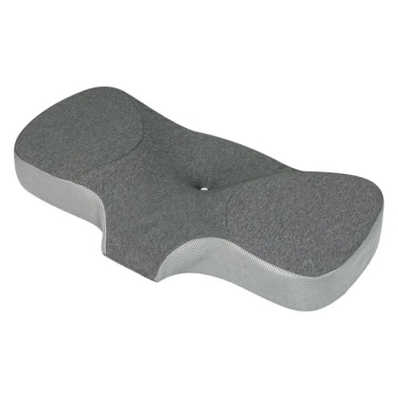 Memory Foam Pillow - Neck & Shoulder Support | Ergonomic Design (Grey)