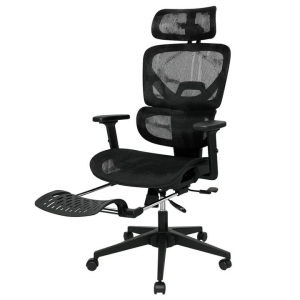 Ergonomic Mesh Office Chair - High-Back Executive Seat with Adjustable Headrest