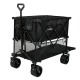Double-Decker Folding Wagon Cart | All-Terrain Wheels