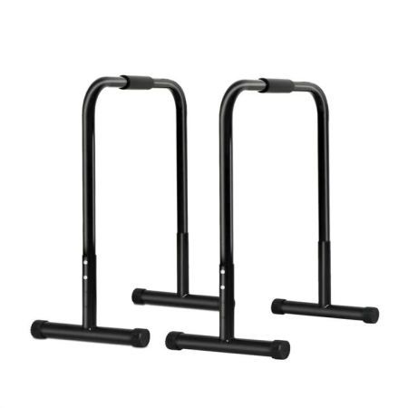 Adjustable Parallel Dip Bar Station | 4-in-1 Home Gym Fitness Equipment (Black)