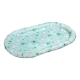 Extra Large Pet Cooling Mat - Green Summer Gel Pad with Raised Edge & Waterproof Cover