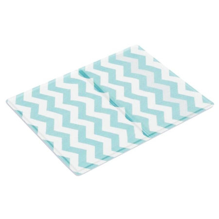 Small Self-Cooling Pet Mat | Foldable & padded edge design - Blue