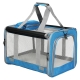 3-in-1 XL Pet Soft Crate Carrier - Blue | Foldable Travel Bag for Dogs & Cats (Up to 17.5kg)