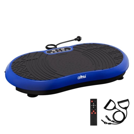 Vibration Plate Exercise Machine with 99 Speeds & Resistance Bands (Blue)