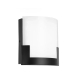 Solita Modern Wall Lamp Light Metal Glass Black Frost