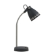 Nova Contemporary Table Desk Lamp Light Metal Dark Grey