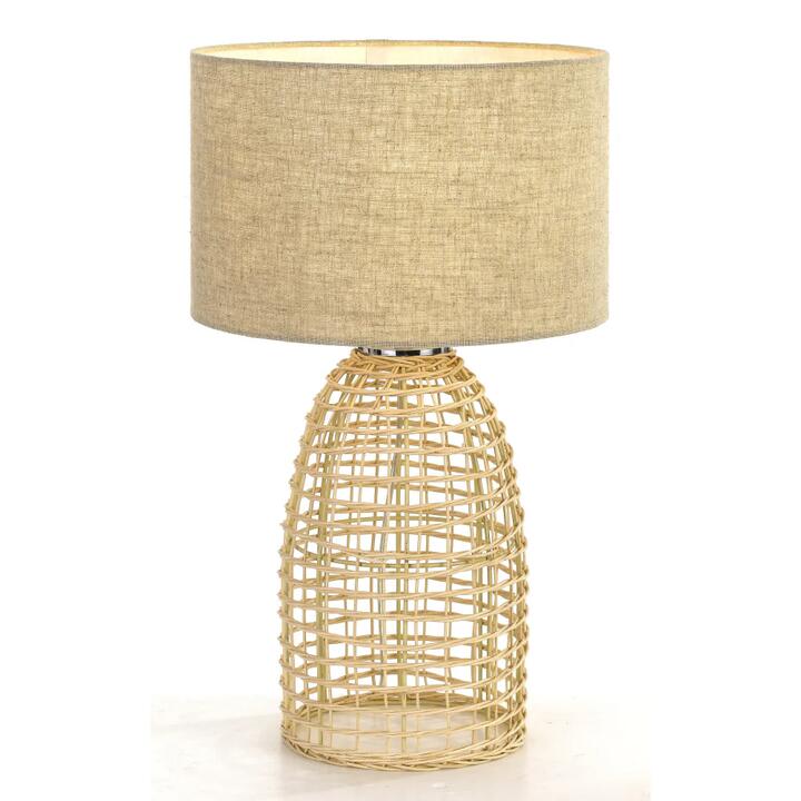 Bayz Modern Table Desk Lamp Light Rattan Sand