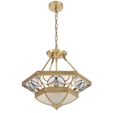 Orista Modern Pendant Hanging Lamp Light Solid Brass Brass Brass