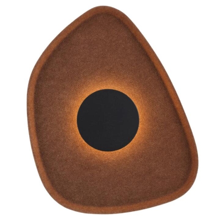 Raxa Industrial Wall Lamp Light Felt Aluminium Acrylic Brown Black Textured