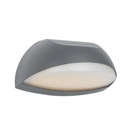 Joss Modern Wall Lamp Light Polycarbonate Aluminium Frost Titan Powder Coated Sand