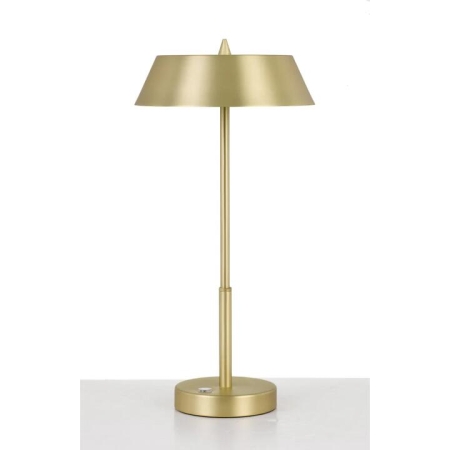 Allure Modern Table Desk Lamp Light Metal Brass Gold Matte