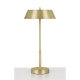 Allure Modern Table Desk Lamp Light Metal Brass Gold Matte