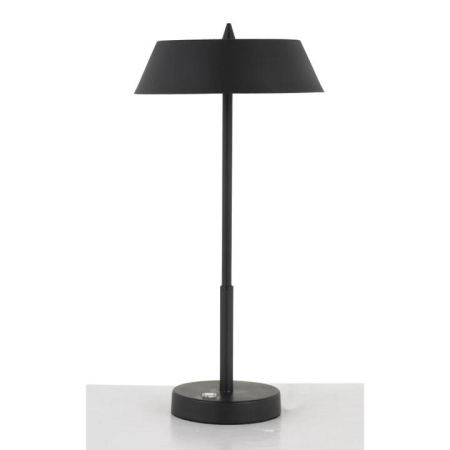 Allure Modern Table Desk Lamp Light Metal Black Gold Matte