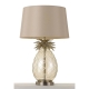 Ananas Modern Table Desk Lamp Light Glass Metal Gold Champagne Nickel