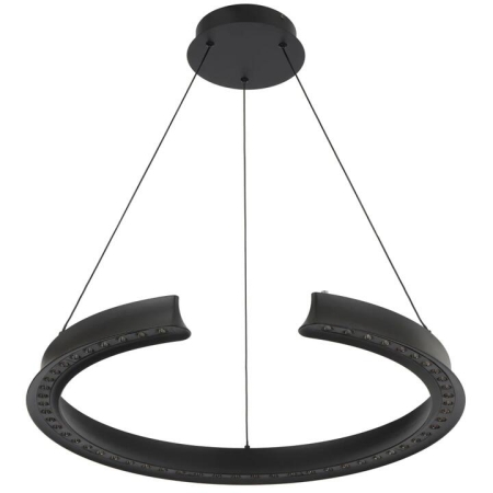 Lucid Modern Pendant Hanging Lamp Light Aluminium Metal Pvc Black Matte