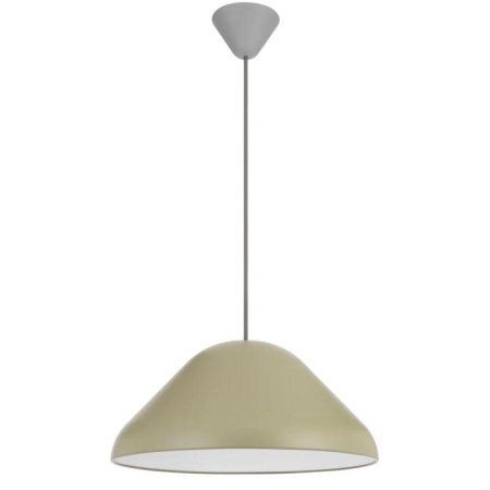 Hanami Modern Pendant Hanging Lamp Light Metal Plastic Green Grey Satin