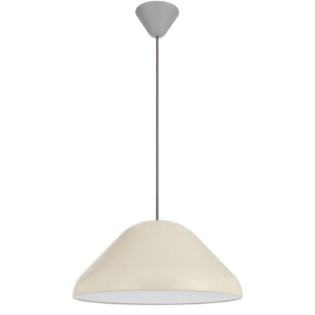 Hanami Modern Pendant Hanging Lamp Light Metal Plastic Beige Grey Satin