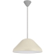 Hanami Modern Pendant Hanging Lamp Light Metal Plastic Beige Grey Satin