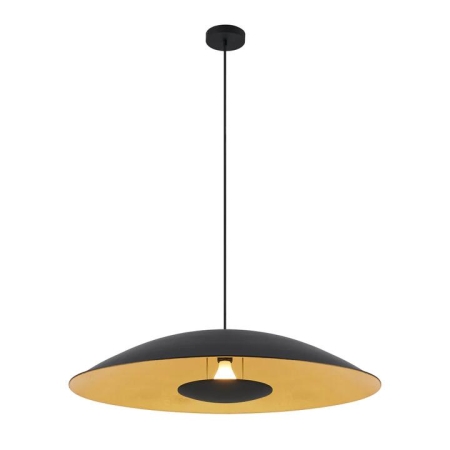Daxia Industrial Pendant Hanging Lamp Light Metal Black Gold Foil Sand