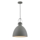 Fabrica Industrial Pendant Hanging Lamp Light Metal Grey
