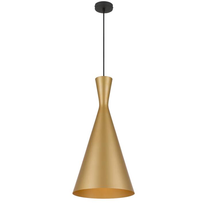 Flero Modern Pendant Hanging Lamp Light Aluminium Gold Brushed Brushed