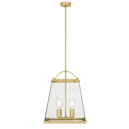 Colair Modern Pendant Hanging Lamp Light Glass Solid Brass Brass Clear Matte
