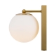 Marsten Modern Wall Lamp Light Metal Glass Antique Gold Opal Matt