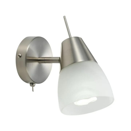 Gibson Modern Wall Lamp Light Metal Frost Nickel