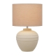 Sierra Modern Table Desk Lamp Light Fabric Ceramic Sand