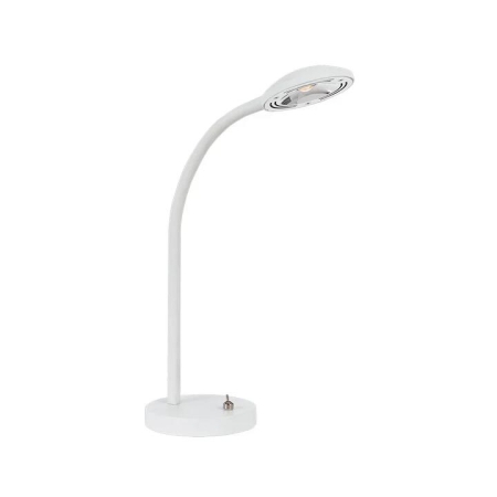 Tyler Modern Table Desk Lamp Light Metal White