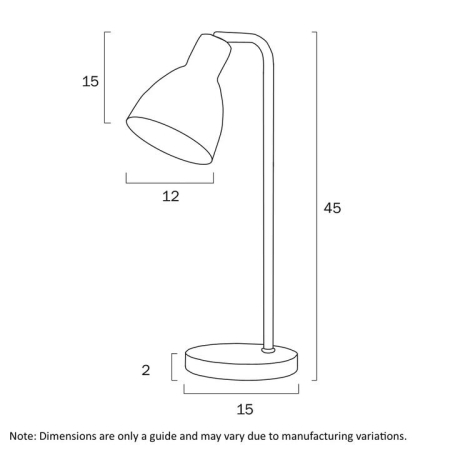 Pivot Modern Table Desk Lamp Light Metal Pink