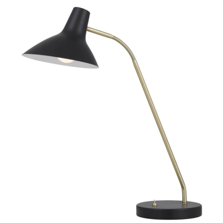 Farbon Contemporary Table Desk Lamp Light Metal Black Brass Matt