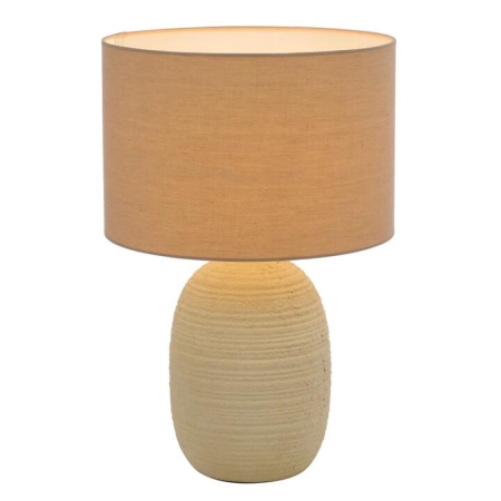 Arbro Modern Table Desk Lamp Light Ceramic Fabric Sand