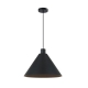 Kestra Modern Pendant Hanging Lamp Light Metal Black Textured